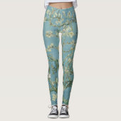 Leggings Tableau des fleurs d'amandes de Van Gogh (Devant)