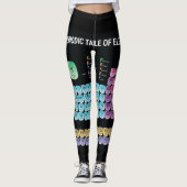 Leggings Tableau périodique des éléments lancer l'oreiller (Devant)