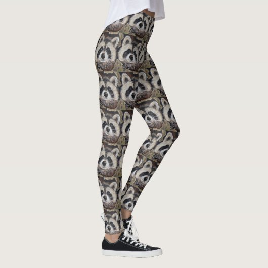 Leggings Tableau Raccoon (Droite)