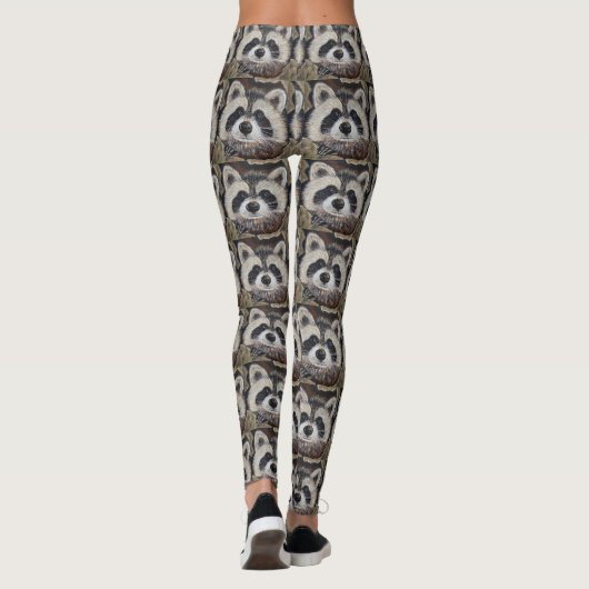 Leggings Tableau Raccoon (Dos)