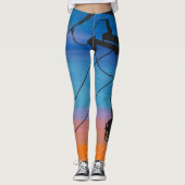 Leggings Tableau 'Sunset Hum' (Devant)