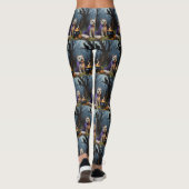 Leggings Tableau Whimsical Halloween de Cairn Terrier Chien (Dos)