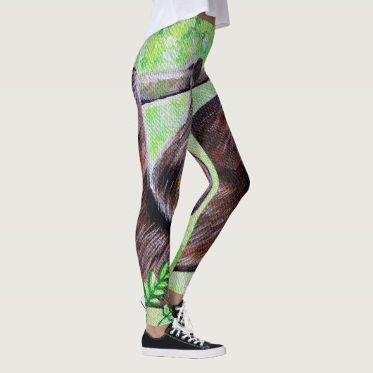 Leggings Tableaux de fentes (Droite)