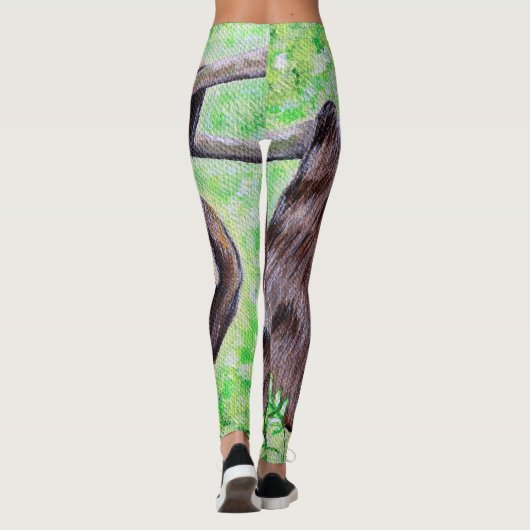 Leggings Tableaux de fentes (Dos)