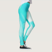 Leggings Tache de peinture turquoise (Droite)