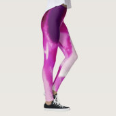 Leggings Tache de peinture violette (Droite)
