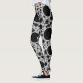 Leggings Taches de bulle spatiale - Argent (Gauche)