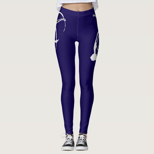 Leggings Taches de café (Devant)