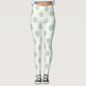 Leggings Taches de danse de l'olive (Devant)