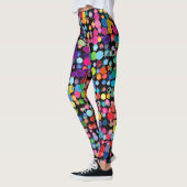 Leggings Taches de peinture funky (Gauche)
