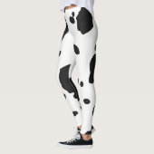 Leggings Taches de vache blanche et noire (Gauche)