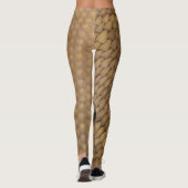 Leggings Taches d'impression de serpent Tights de peau de s (Dos)