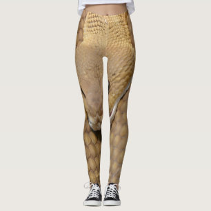 Leggings Taches d'impression de serpent Tights de peau de s