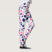 Leggings Tacheté de rose et de bleu (Droite)