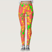 Leggings tachetés colorés (Devant)