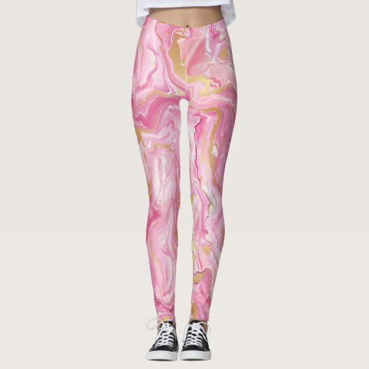 Leggings Taffy rose (Devant)