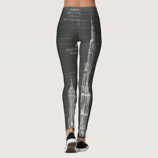 Leggings Tailles architecturales (Dos)