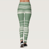 Leggings Tailles complexes en vert (Dos)