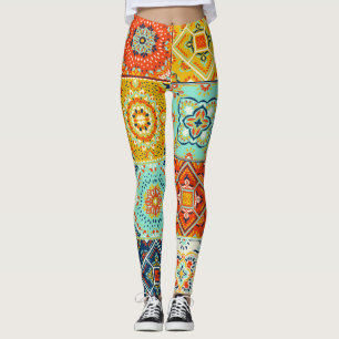 Leggings Talavera, Azulejos, fond d'écran en mosaïque turqu