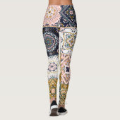 Leggings Talavera Indian : Patchwork, Ethnic Mosaic. (Dos)