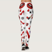 Leggings Talons Rouge à Lèvres Légings (Dos)