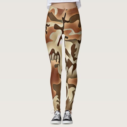 Leggings Tan Camoflauge (Devant)