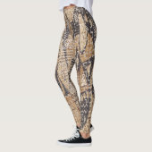 Leggings Tan et tissu de boue d'Africain noir (Gauche)