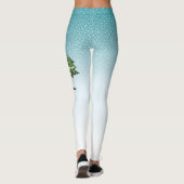 Leggings Tan Noir Cavalier King Charles Spaniel En Hiver (Dos)