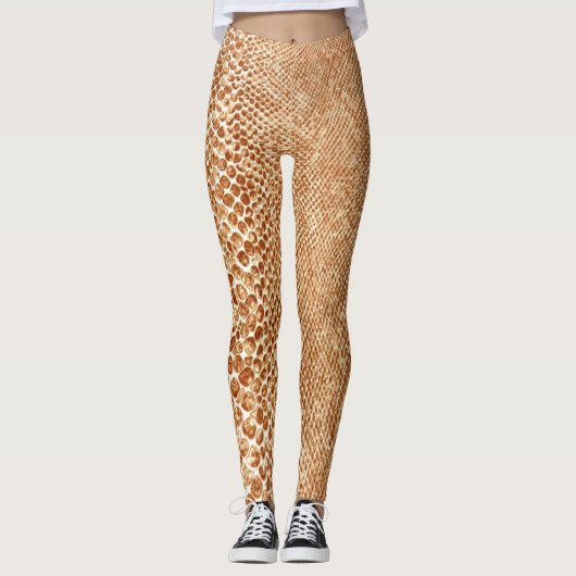 Leggings Tan Snake (Devant)