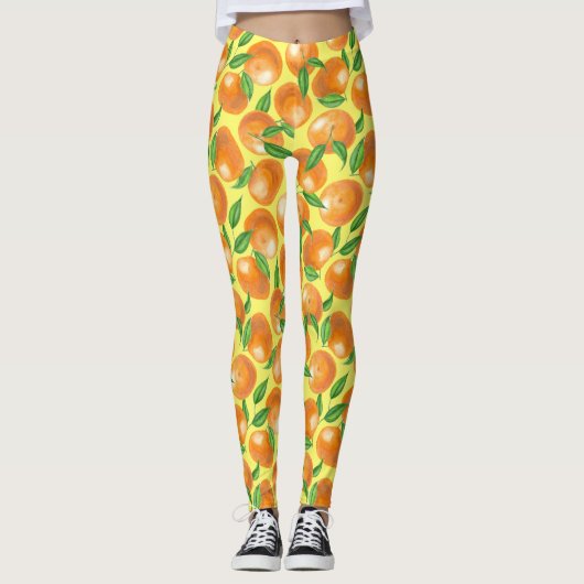 Leggings Tangères d'aquarelle (Devant)