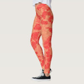 Leggings Tangères géométriques Tangerine Carrelées Abstrait (Gauche)
