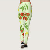 Leggings Tango de tomate : Impression végétale Vintage (Dos)