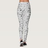Leggings Tant de pattes Motifs de chats (Dos)