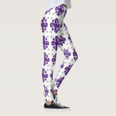 Leggings Tanzanite 4 feuilles (Droite)