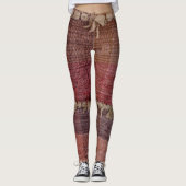 Leggings Tapis bohème chic multi-couleurs gitan (Devant)