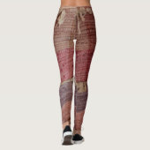 Leggings Tapis bohème chic multi-couleurs gitan (Dos)