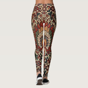 Leggings Tapis de tapis persan turc antique
