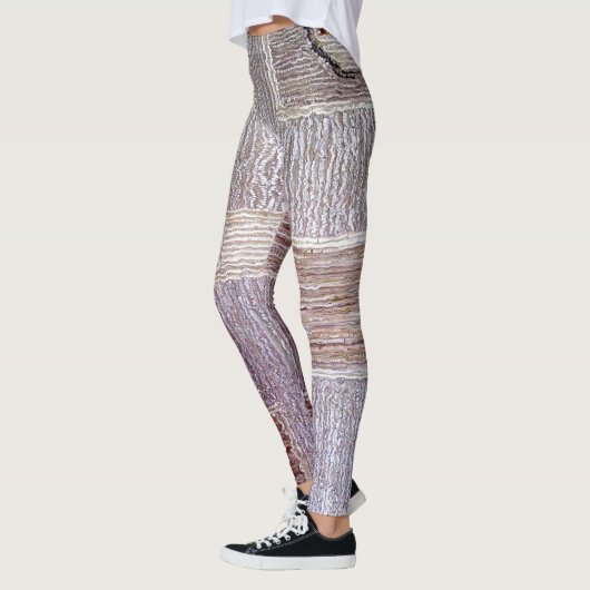 Leggings Tapis en cuir original texture artisanale (Gauche)