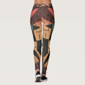 Leggings Tapisserie africaine (Dos)
