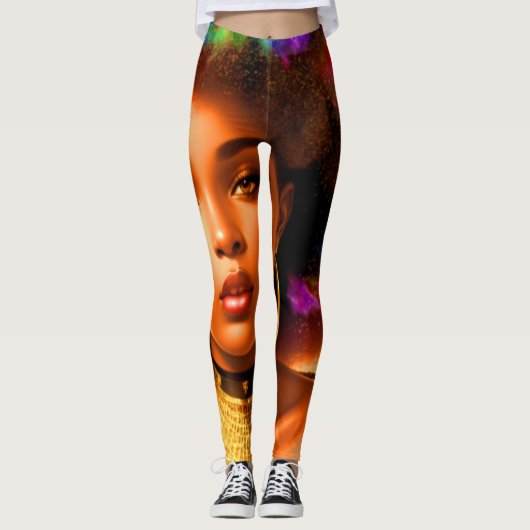 Leggings Tapisserie dorée Ayila (Devant)