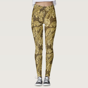 Leggings Tapisserie florale de Florence de style William Mo