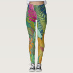 Leggings Tapisserie tropicale II<br><div class="desc">Tapisserie tropicale II par Chariklia Zarris</div>