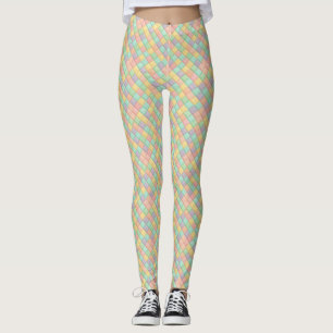 Leggings Tapisserie vintage patchwork de printemps coloré/P