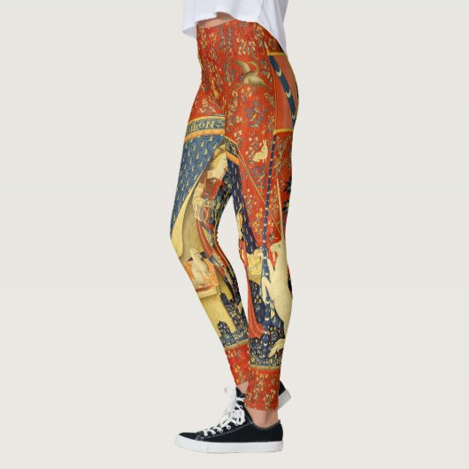 Leggings Tapisseries Unicorne Lady Legend Médiéval (Gauche)