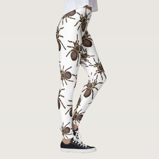 Leggings Tarantula sur blanc (Droite)