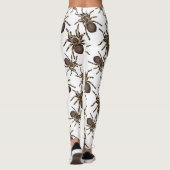 Leggings Tarantula sur blanc (Dos)