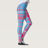 Leggings Tartan bleu et rouge (Droite)