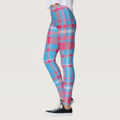 Leggings Tartan bleu et rouge (Gauche)