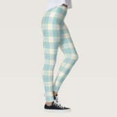 Leggings Tartan bleu pâle (Droite)