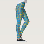 Leggings Tartan bleu, vert et jaune (Droite)